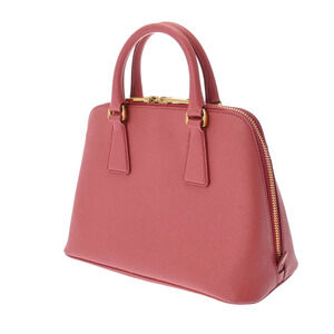 Prada Saffiano bag pink leather